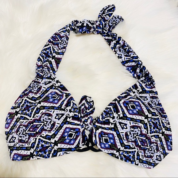 Mossimo Supply Co. Other - Mossimo Bikini Top Boho Halter Swimsuit Size Med